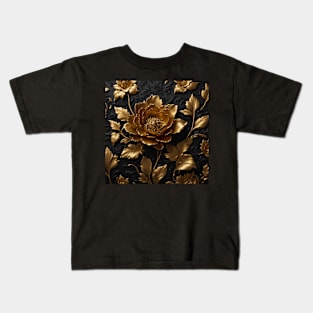 Metallic Flower Kids T-Shirt